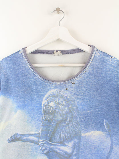 Vintage Rolling Stones T-Shirt Blau XL