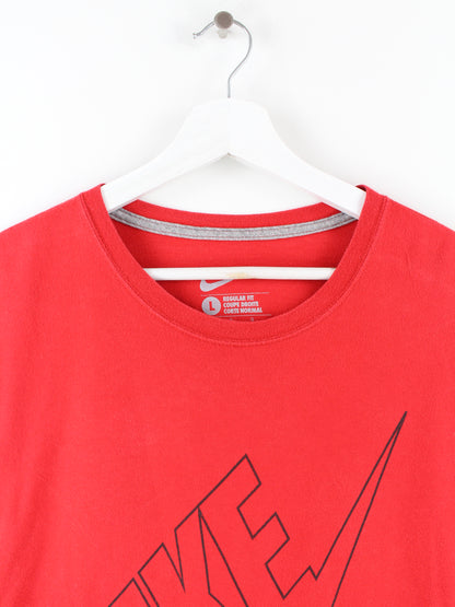 Nike Print T-Shirt Rot L