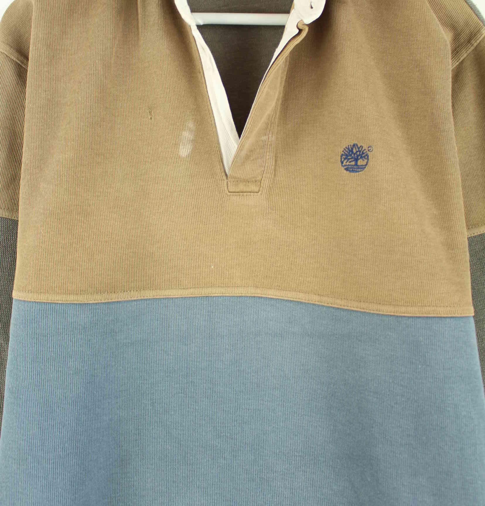 Timberland 90s Vintage Polo Sweater Braun L (detail image 1)