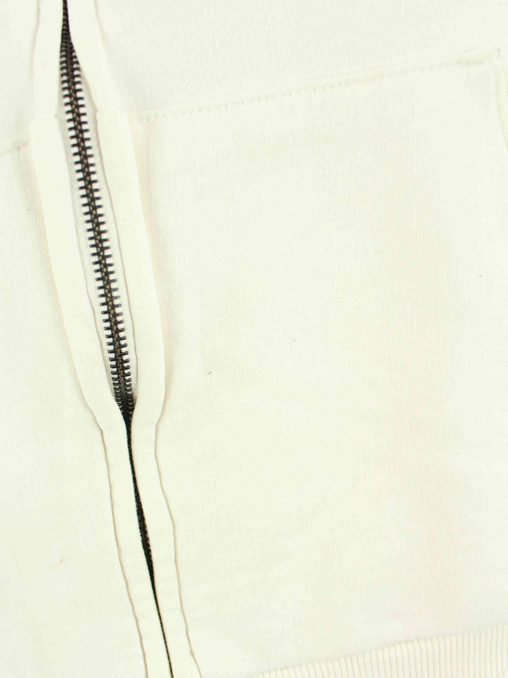Vintage y2k Embroidered Hoodie Weiß XL (detail image 3)