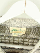 Vintage 80s Pattern Pullover Grau XL (detail image 2)