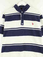 U.S. Polo ASSN. y2k Striped Polo Blau XL (detail image 1)