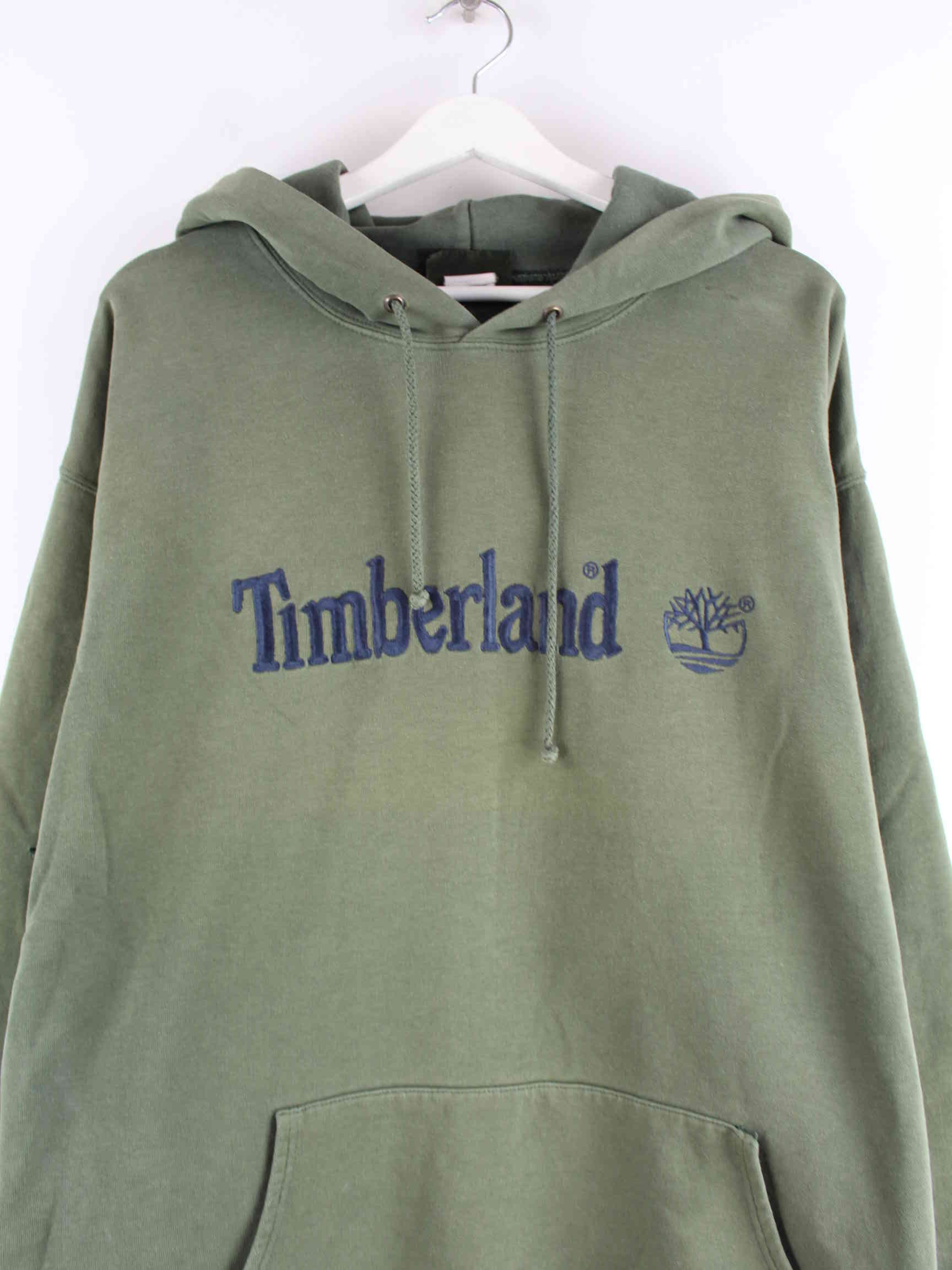 Timberland 90s Vintage Embroidered Hoodie Grün XXL (detail image 1)