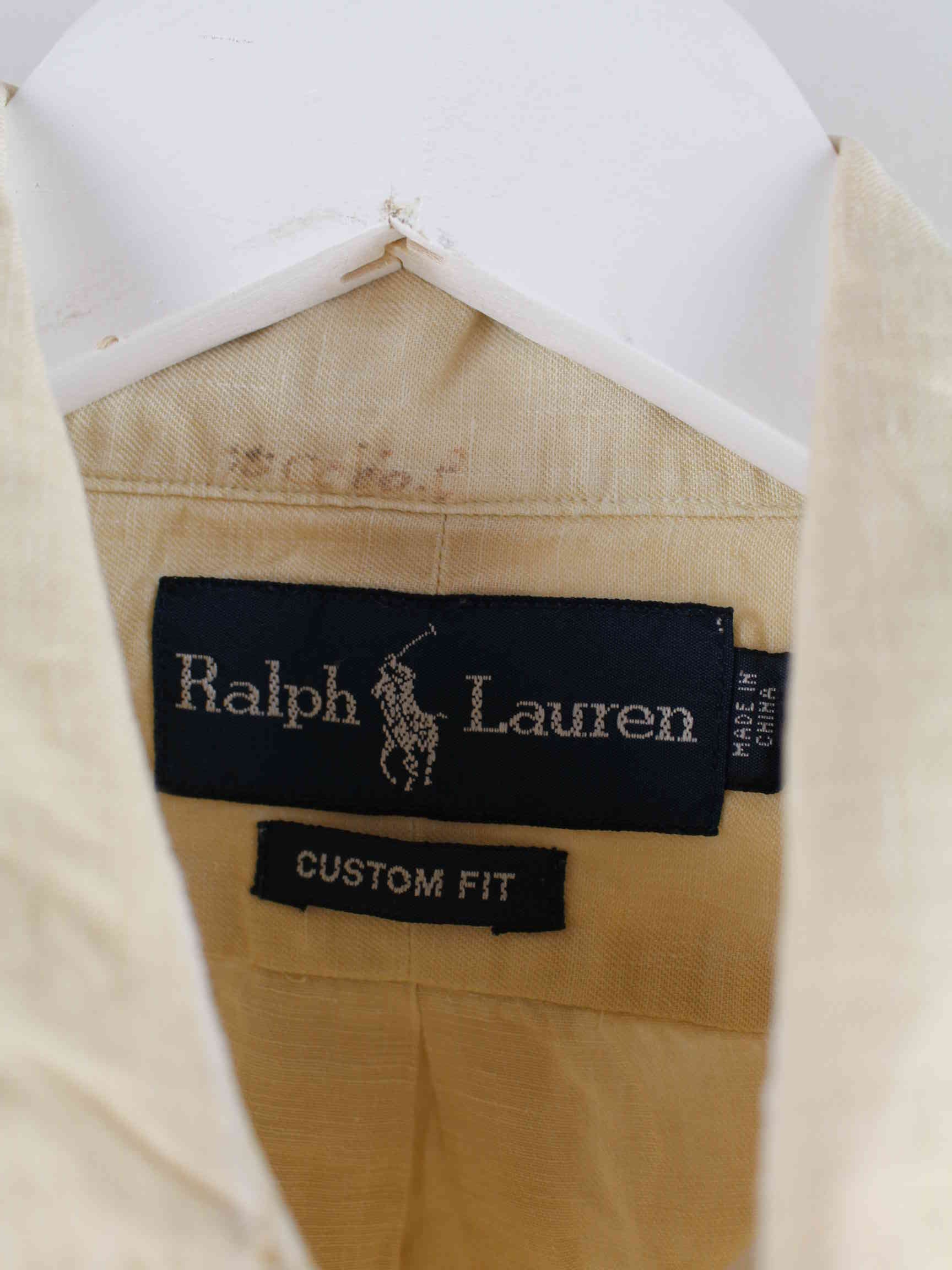 90s Polo by Ralph Lauren BRIERLY リネンシャツ 90's Polo ralph lauren Linen Shirts