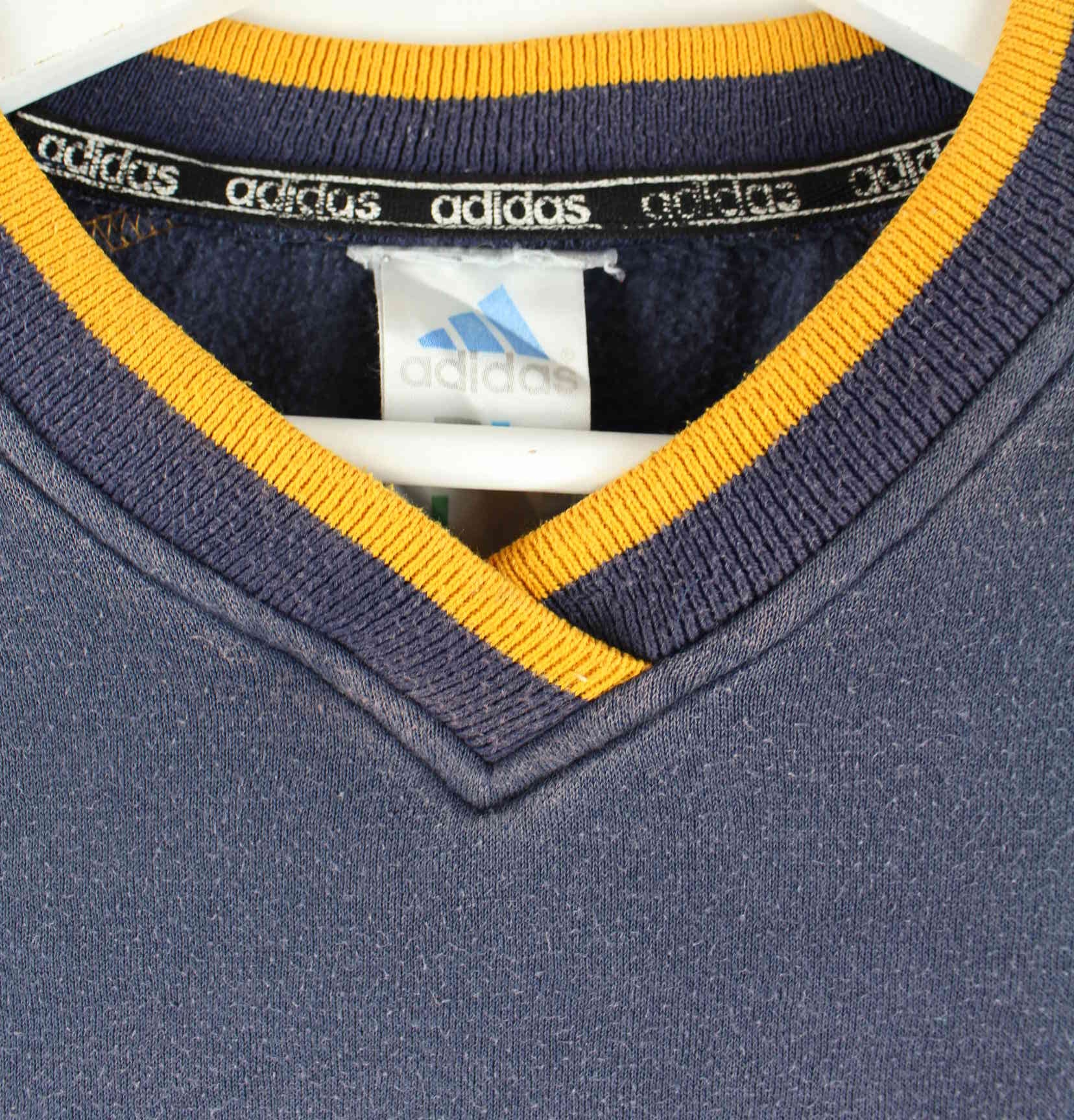 Adidas 90s Vintage Performance 3-Stripes Sweater Blau S (detail image 2)