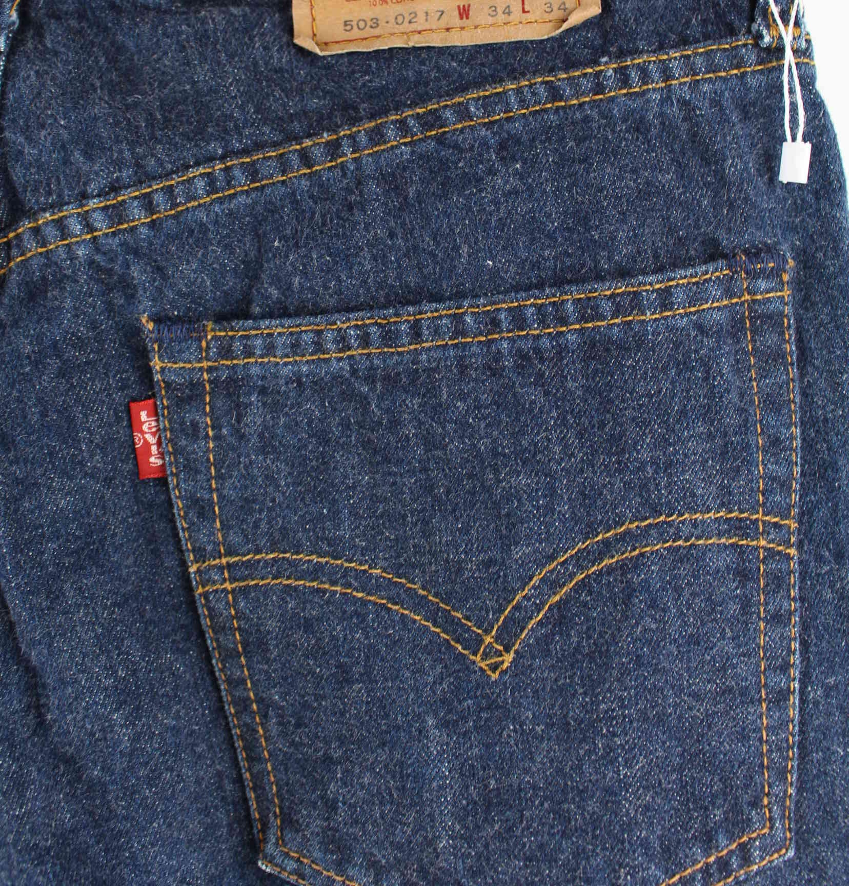 Levi's 503-0217 Jeans Blau W34 L34 (detail image 1)