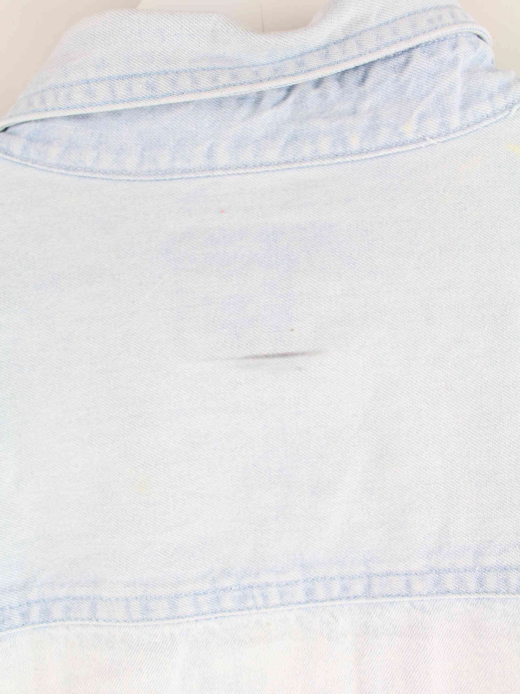 Lee Synergy Embroidered Jeans Hemd Blau XL (detail image 4)