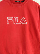 Fila Embroidered Logo Sweater Rot S (detail image 1)