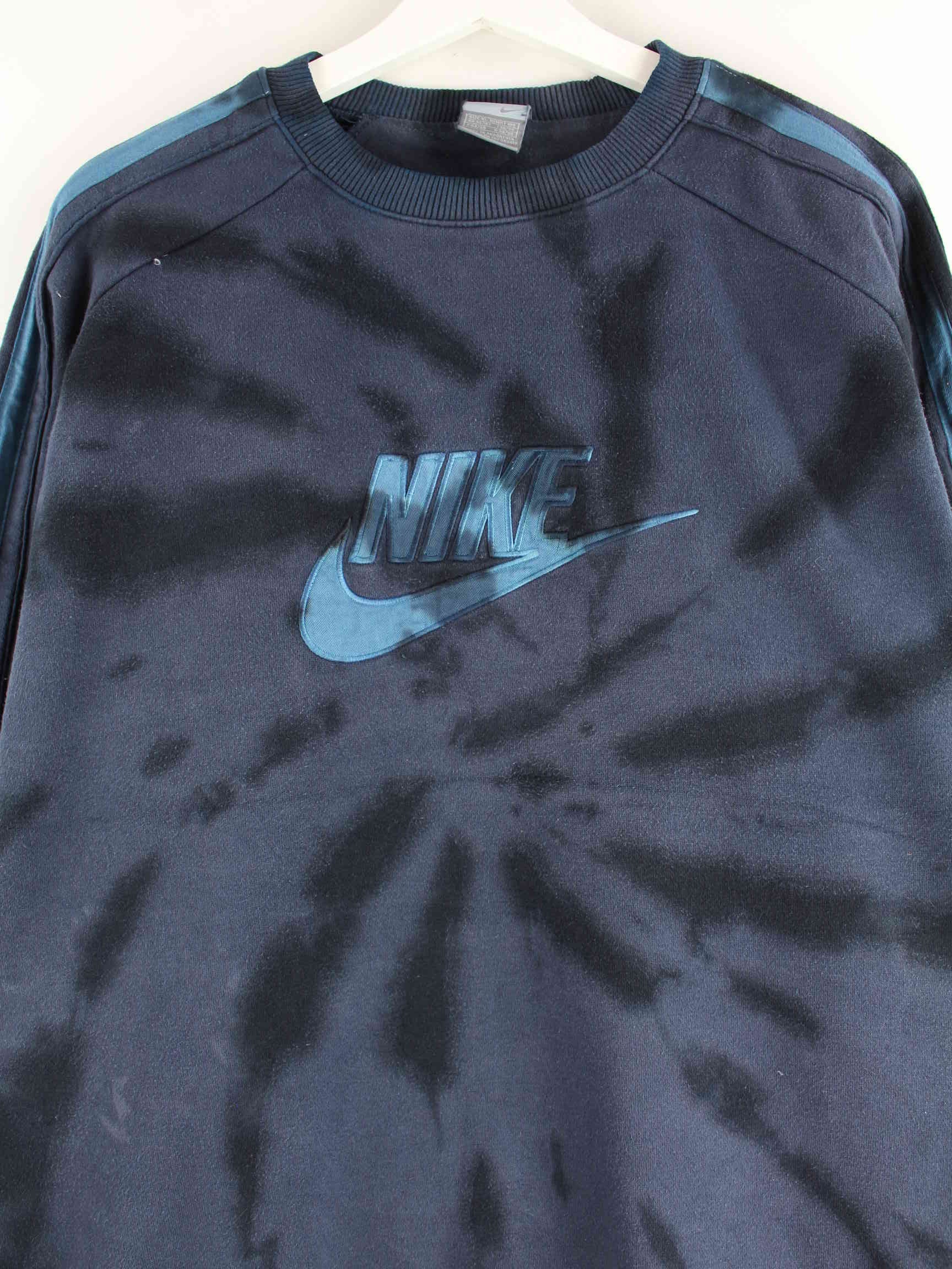 Nike y2k Embroidered Tie Die Sweater Blau L (detail image 1)