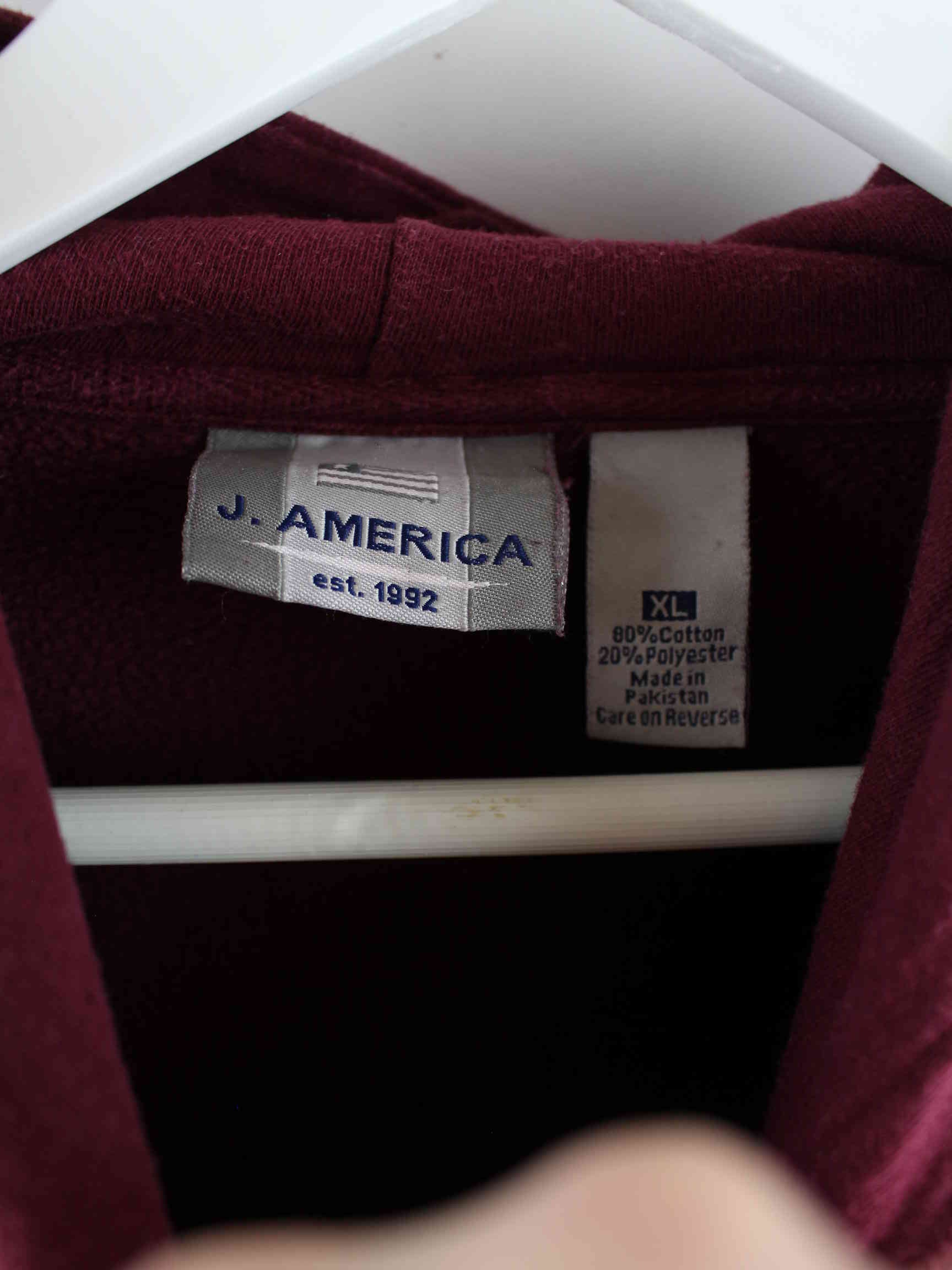 J. America 90s Vintage Alabama Embroidered Hoodie Rot XL (detail image 2)