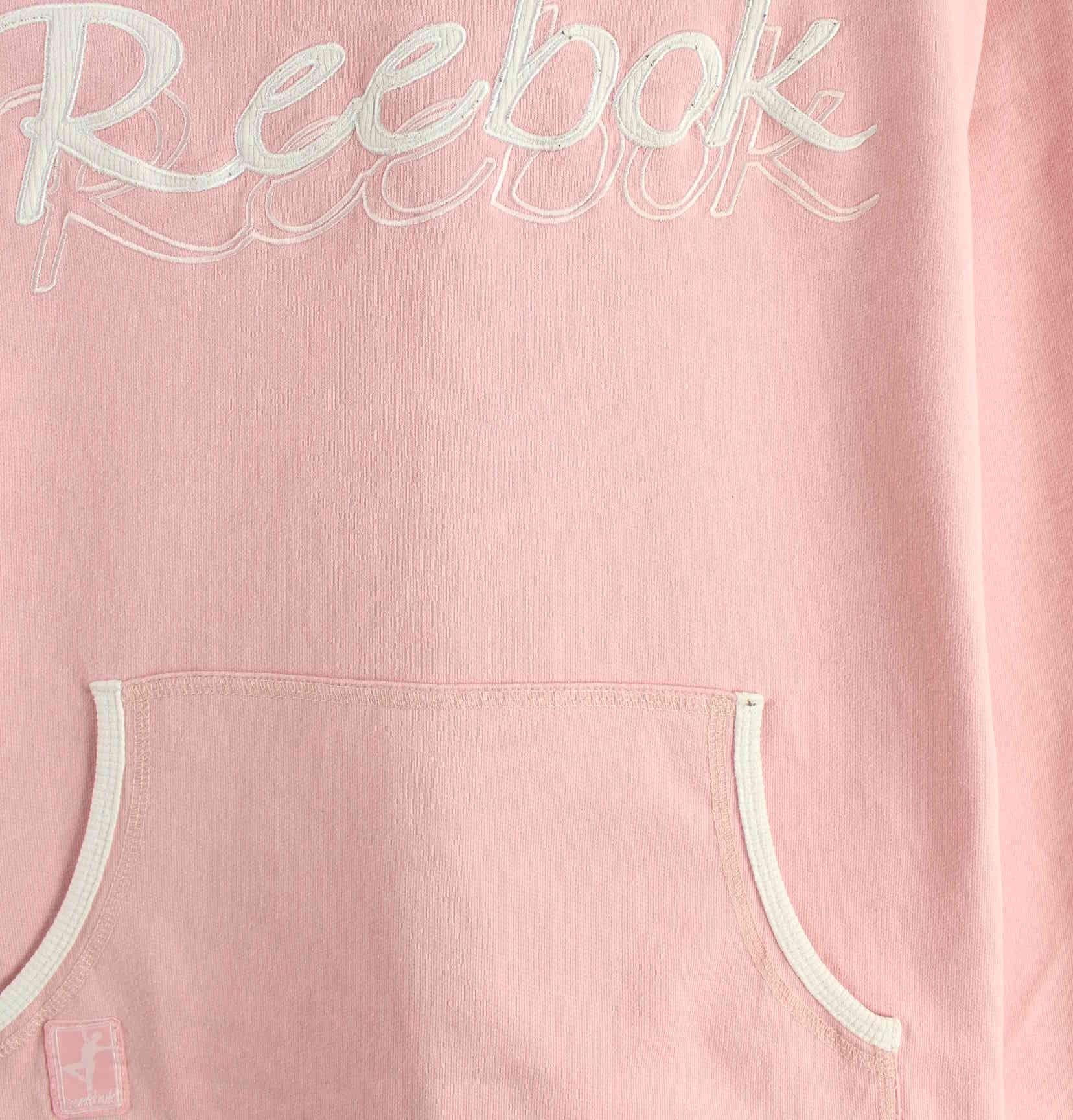 Reebok Damen Embroidered Hoodie Rosa L (detail image 1)