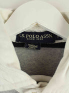 U.S. Polo ASSN. Striped Langarm Polo Grau S (detail image 2)