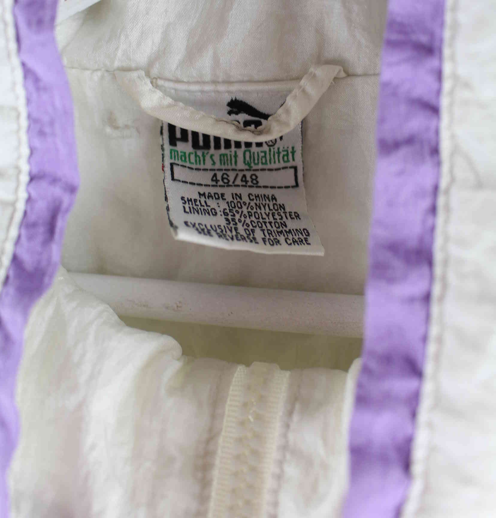 Puma 80s Vintage Embroidered Trainingsjacke Weiß L (detail image 2)