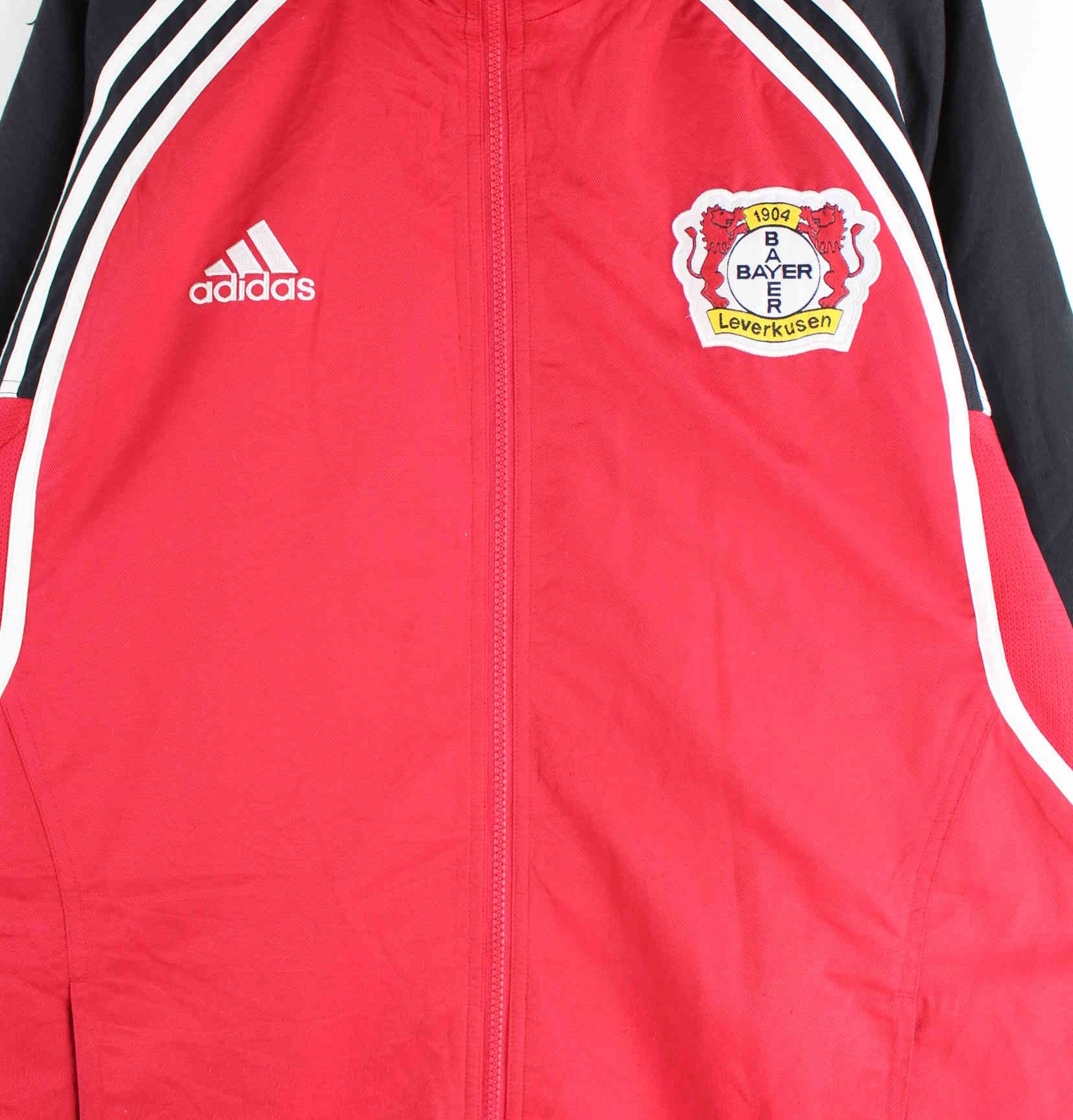 Adidas 90s Vintage Leverkusen Trainingsjacke Rot 4XL (detail image 1)