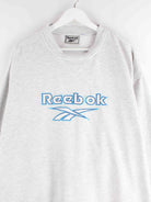 Reebok y2k Embroidered Sweater Grau XXL (detail image 1)