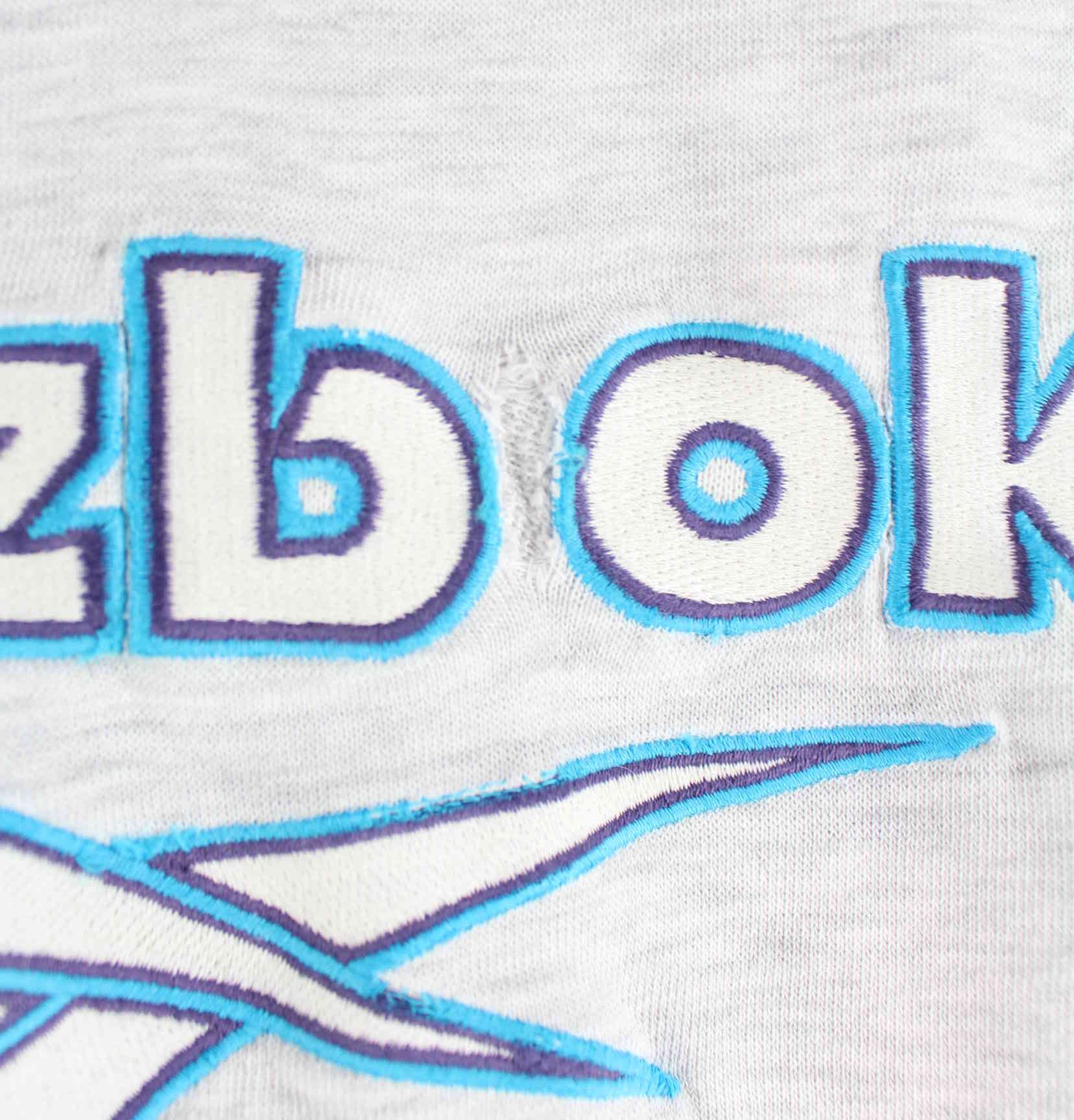 Reebok y2k Embroidered Sweater Grau XXL (detail image 2)