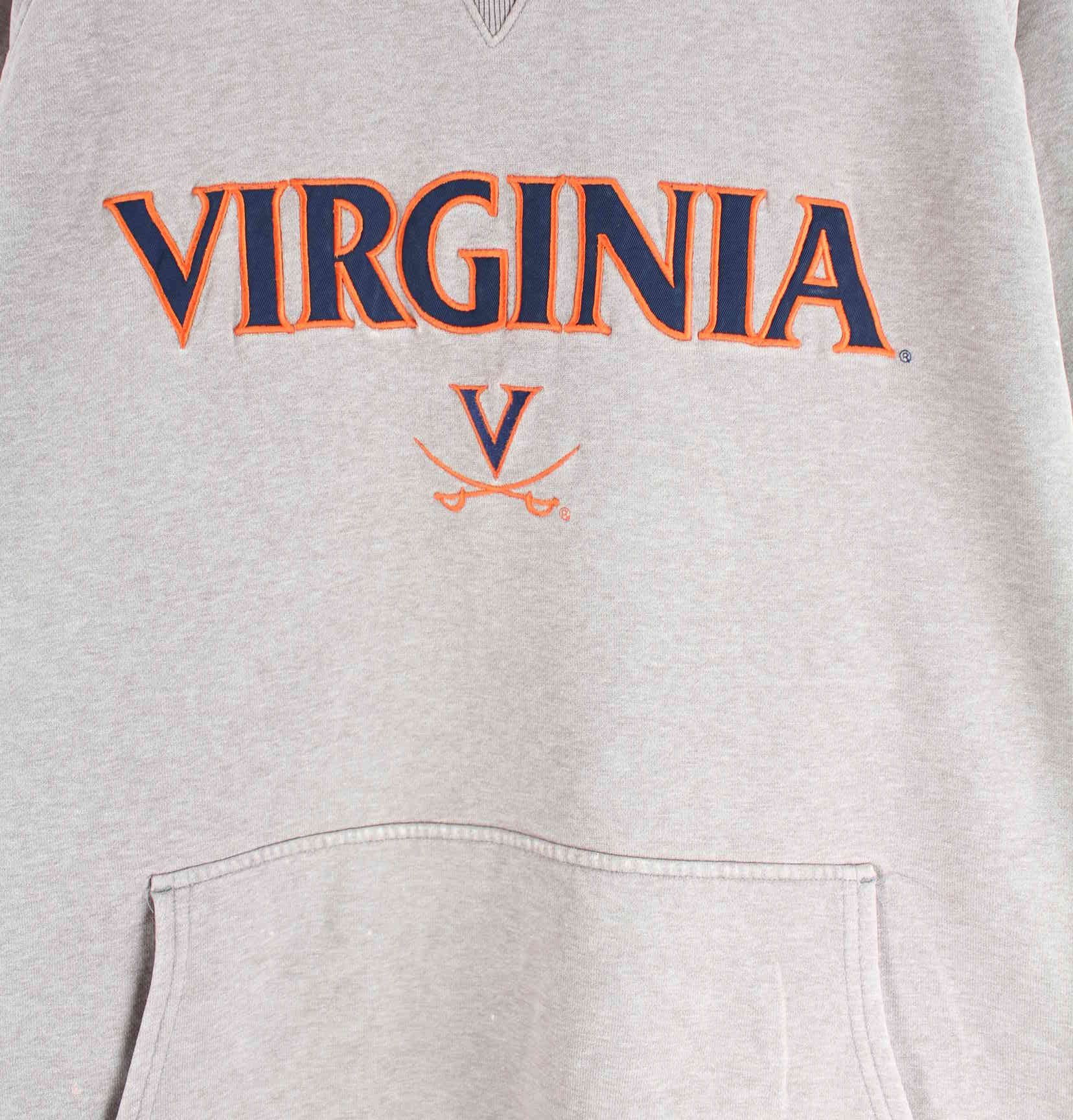 Nike y2k Virginia Center Swoosh Embroidered Hoodie Grau XL (detail image 1)