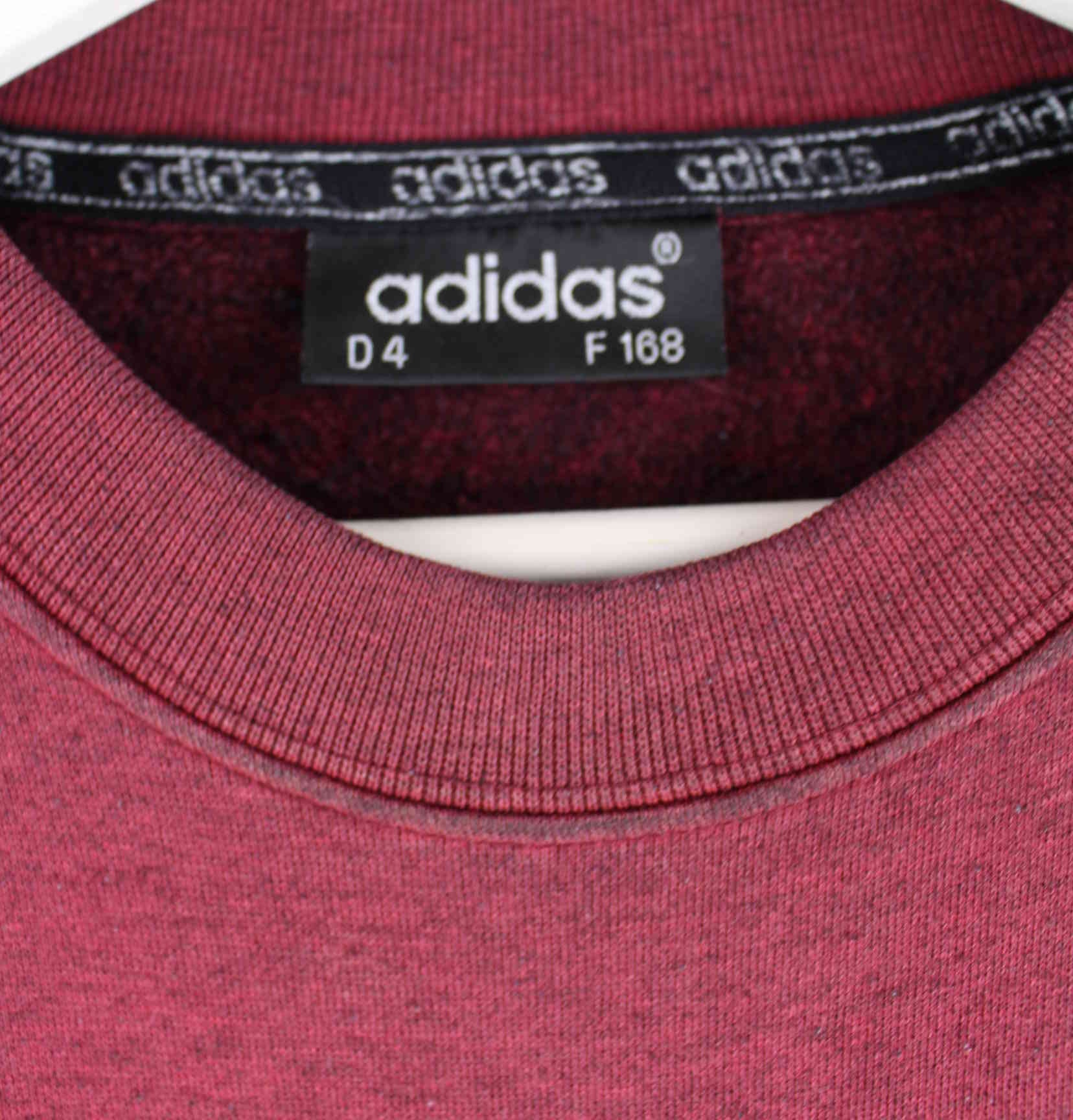 Adidas 80s Vintage 3-Stripes Sweater Rot XS (detail image 2)