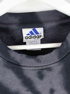 Adidas 90s Vintage Embroidered Tie Die Sweater Grau M (detail image 2)