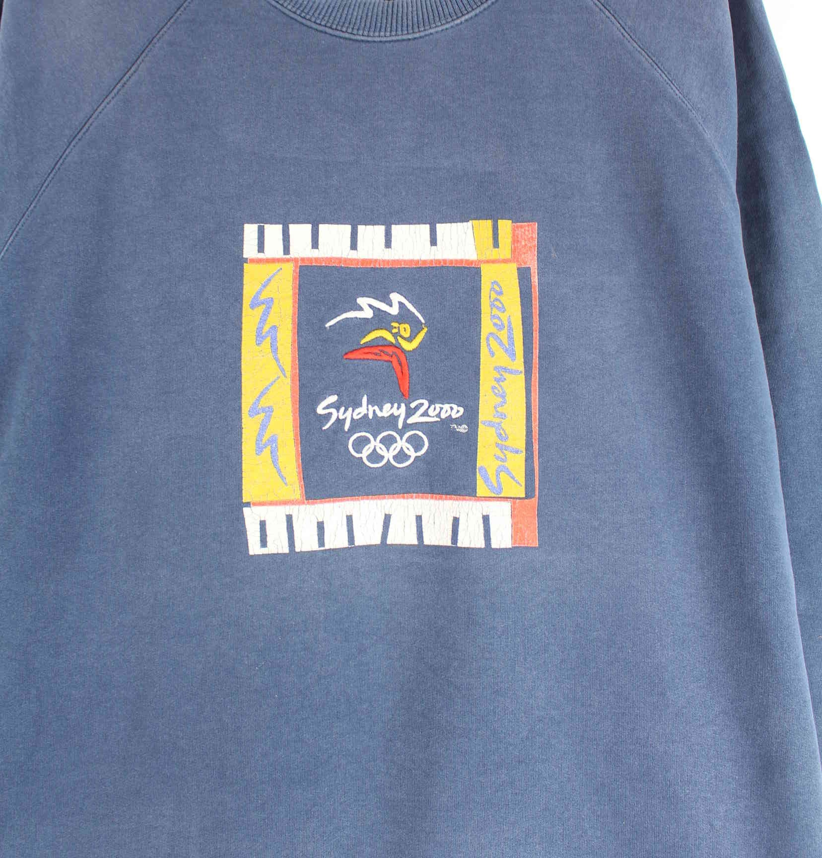 Bonds 2000 Sidney Olympics Embroidered Sweater Blau XXL (detail image 1)