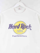 Fruit of the Loom Hard Rock Fuerteventure Print T-Shirt Weiß S (detail image 1)