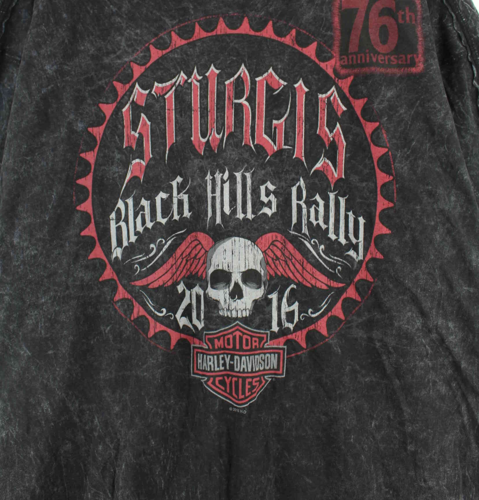 Harley Davidson 2016 Sturgis Print T-Shirt Schwarz 3XL (detail image 1)