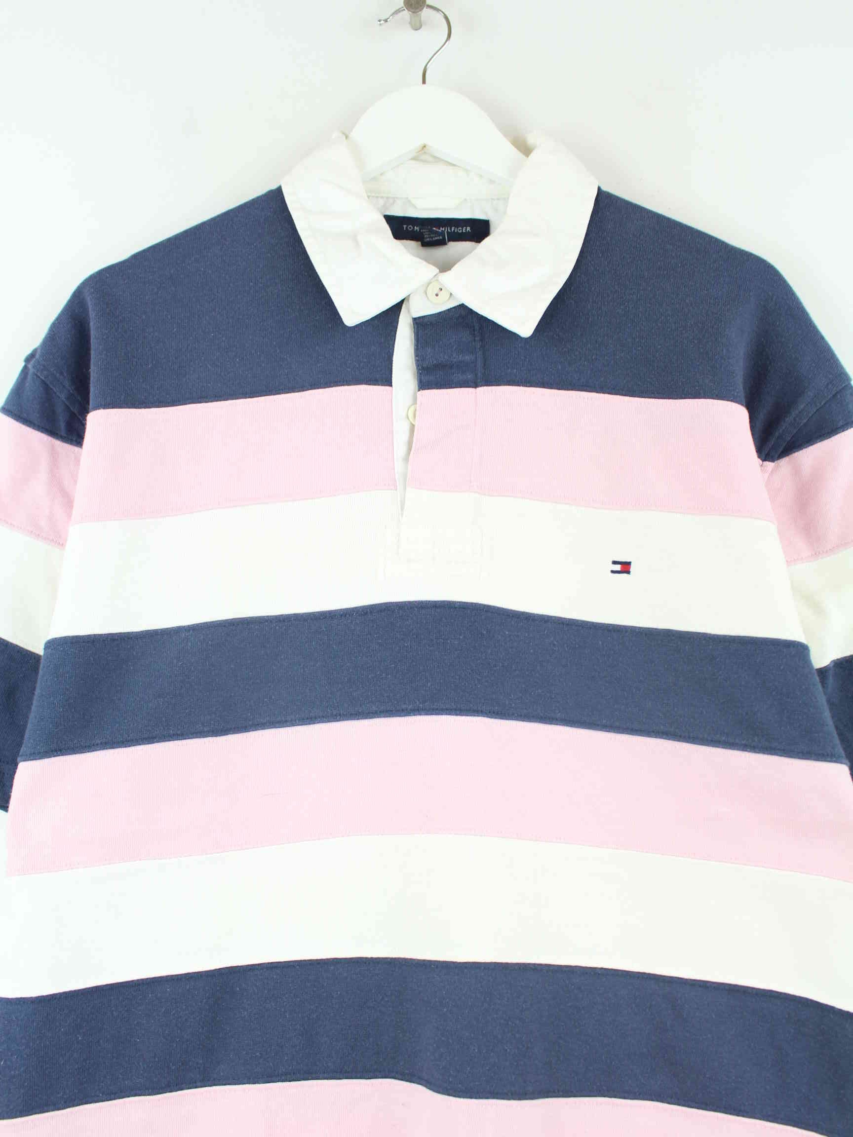 Tommy Hilfiger 00s Striped Polo Mehrfarbig L (detail image 1)