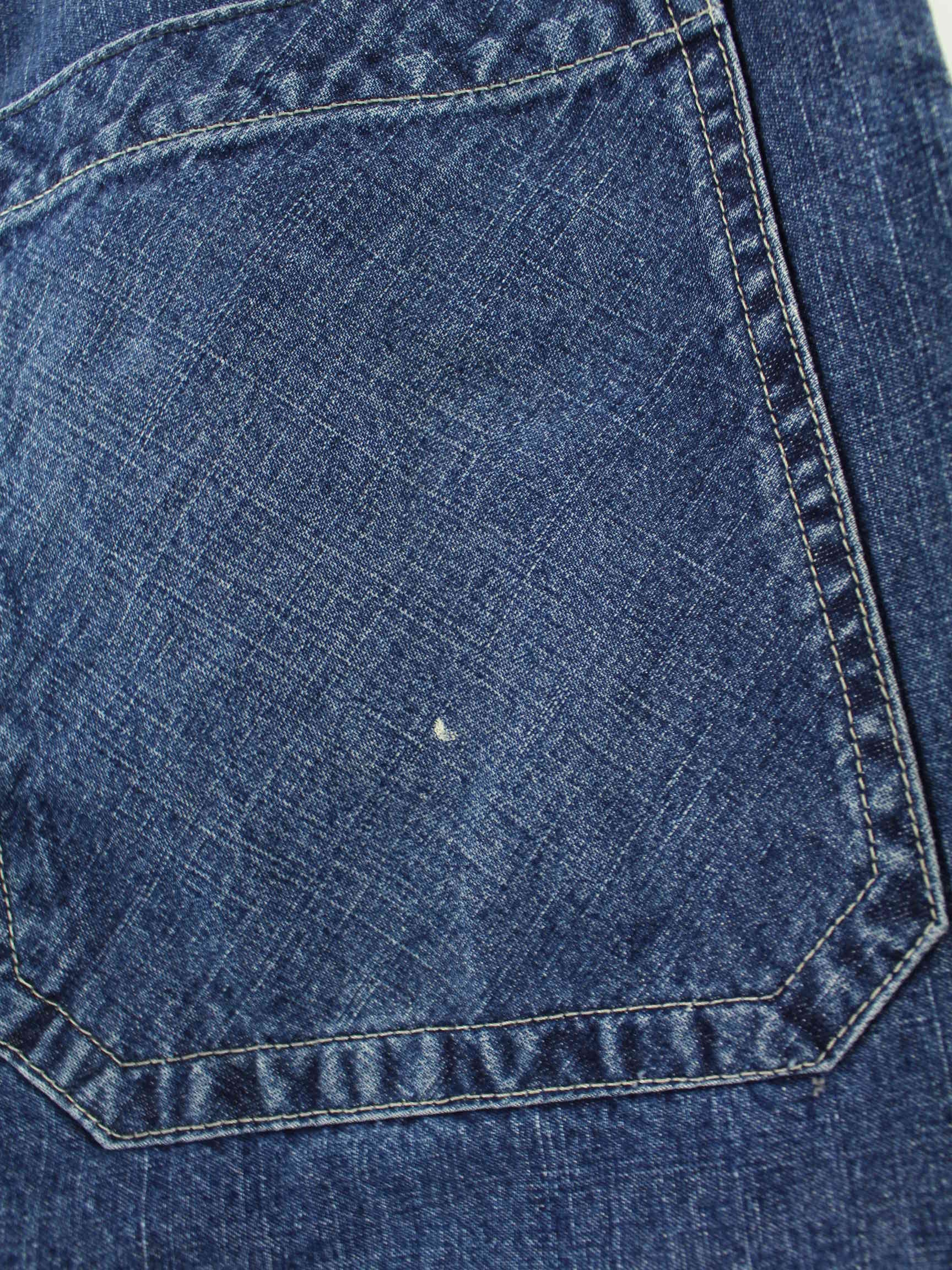 JNCO y2k Carpenter Dragon Embroidered Jeans Blau W34 L32 (detail image 11)