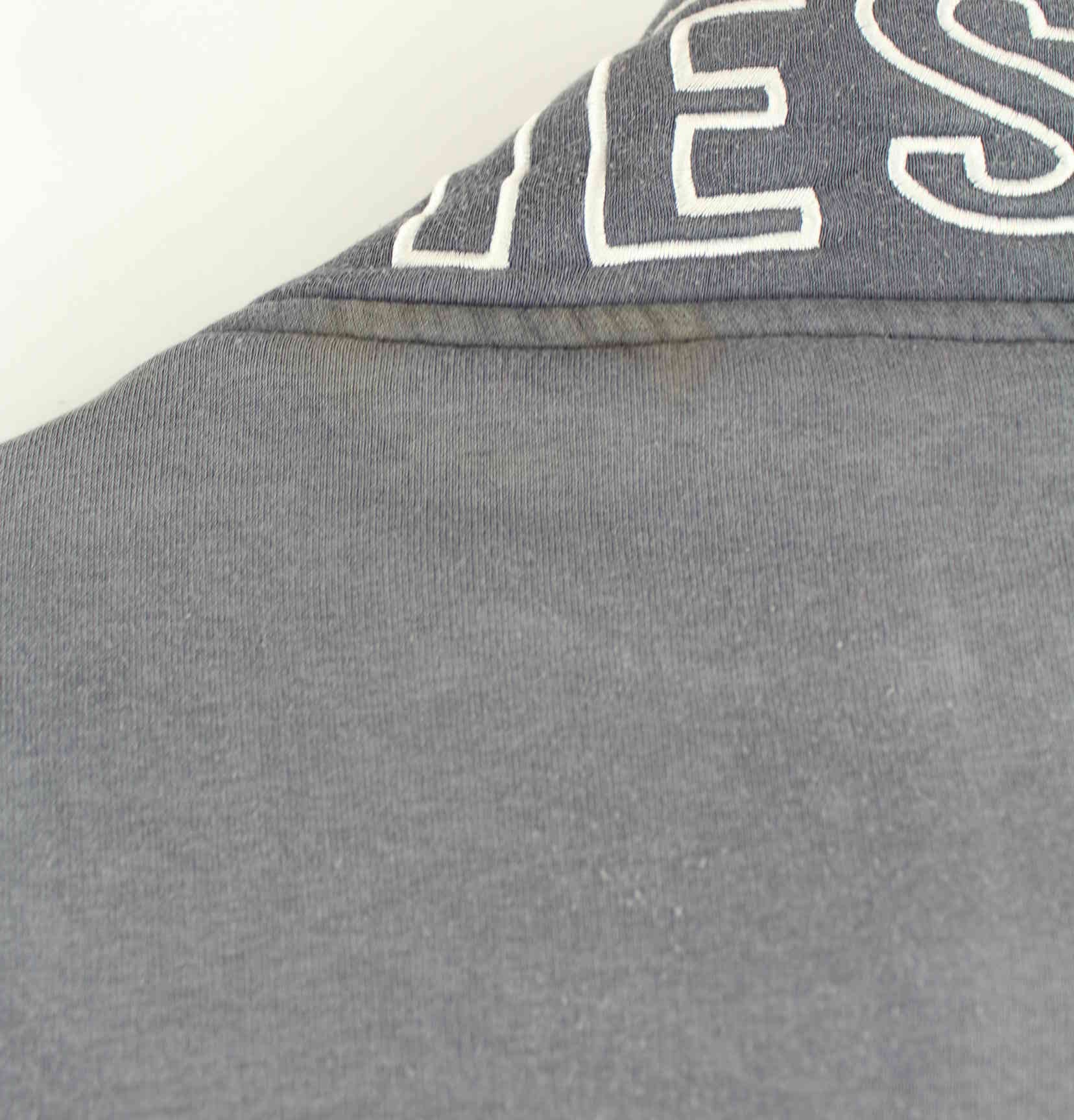 Diesel Embroidered Half Zip Sweater Grau XXL (detail image 6)
