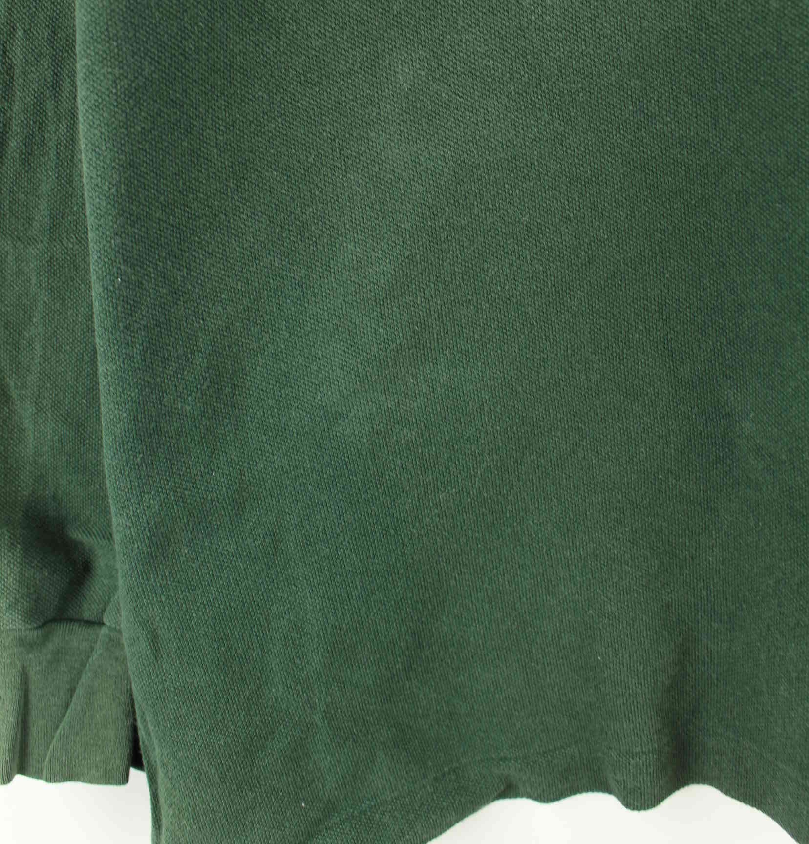 Ralph Lauren 90s Vintage Langarm Polo Grün L (detail image 3)