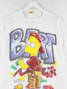 The Simpsons 1999 Vintage Bart Grafitti Print T-Shirt Weiß L (detail image 1)