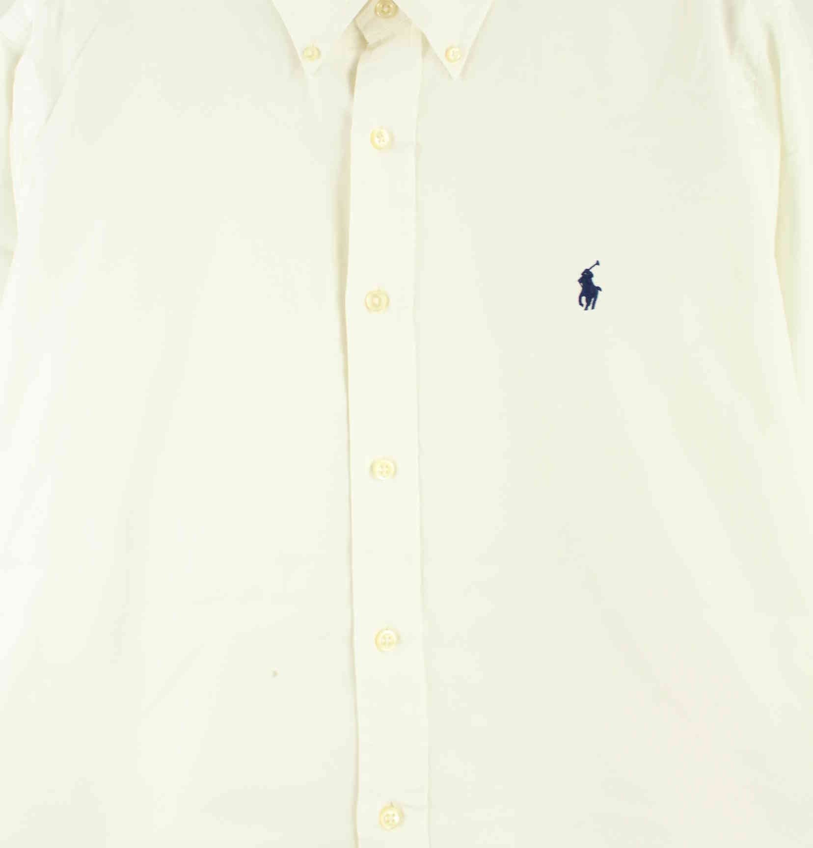 Ralph Lauren Basic Hemd Weiß M (detail image 1)