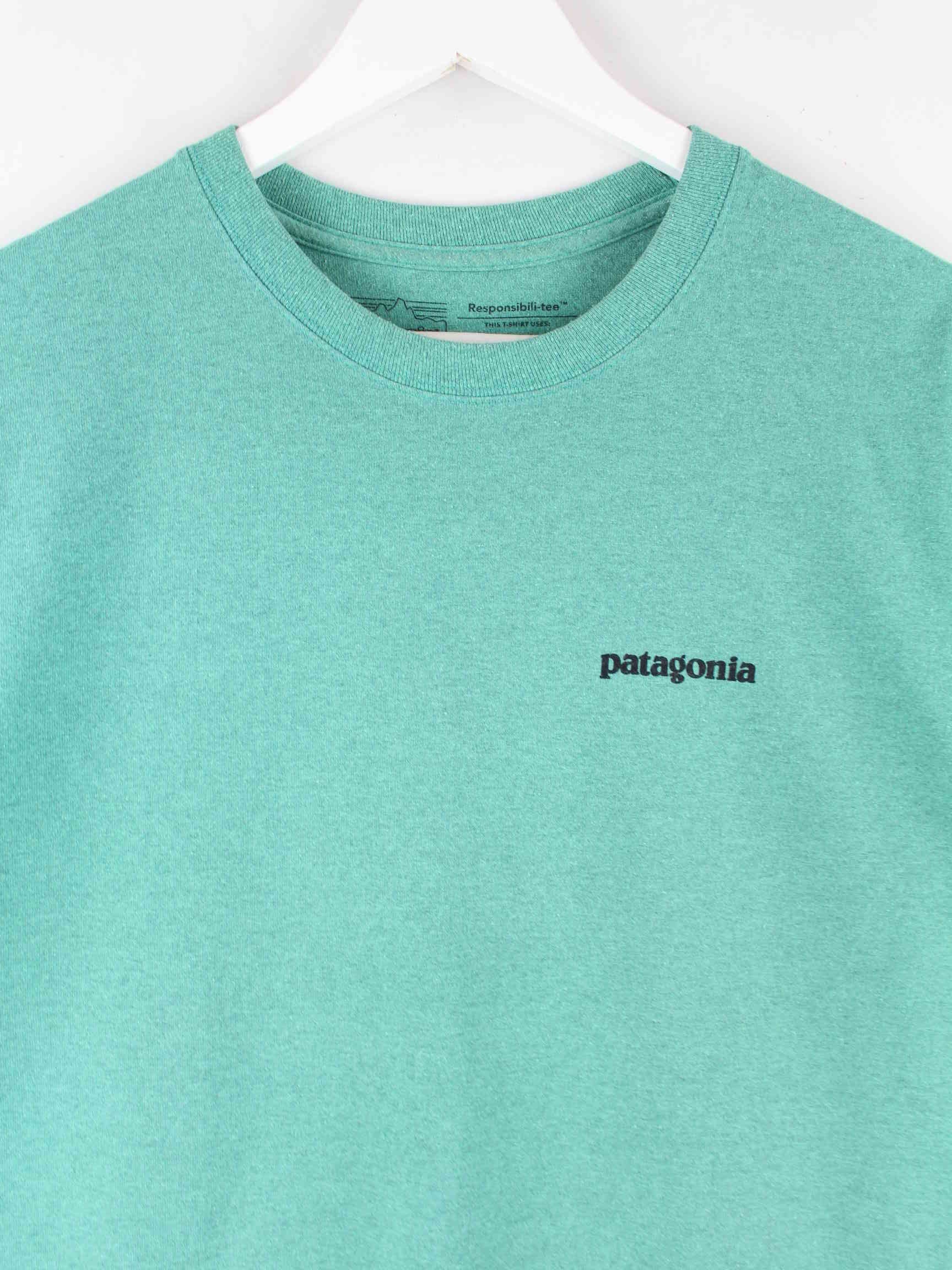 Patagonia Print T-Shirt Türkis M (detail image 1)