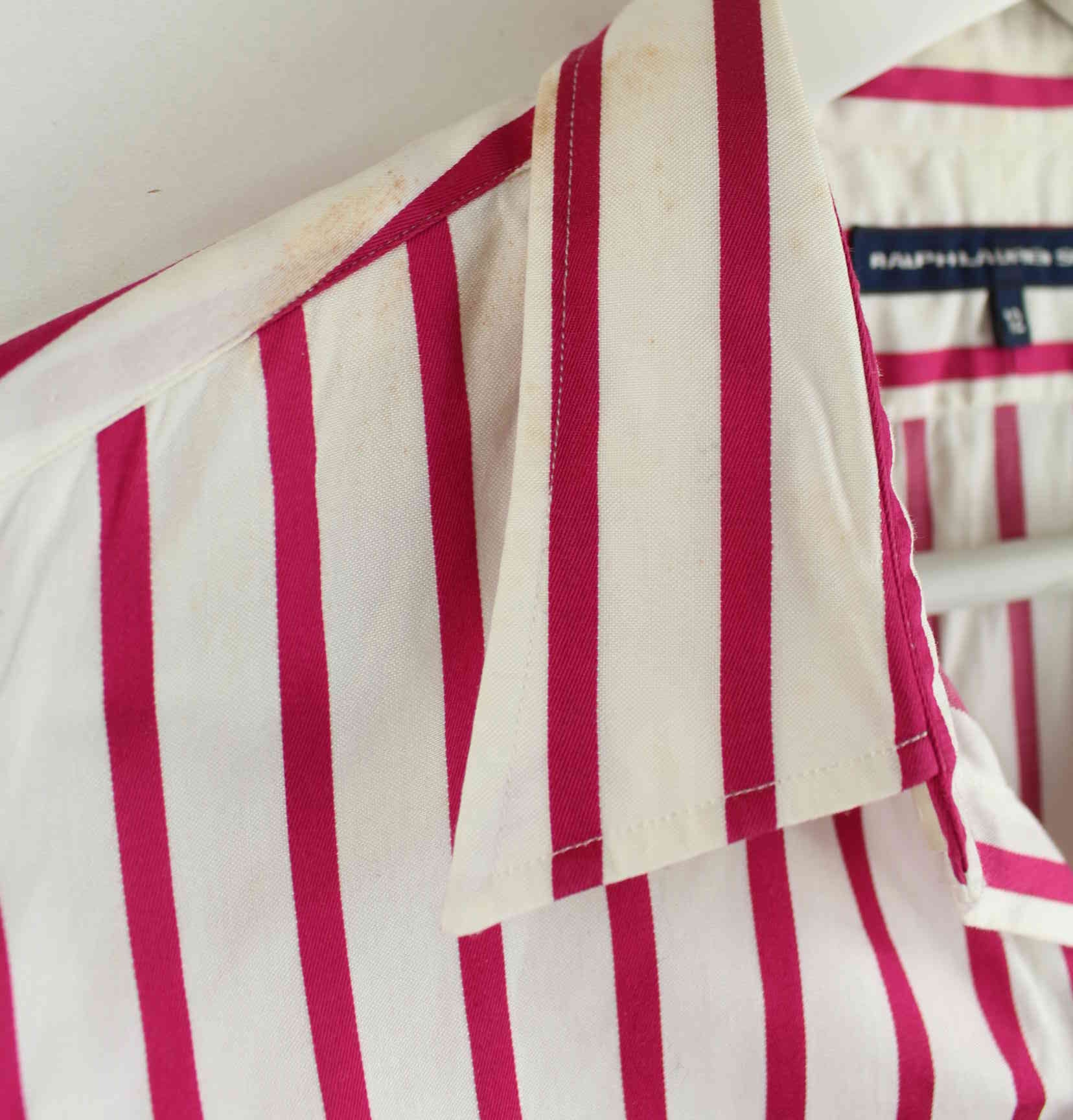 Ralph Lauren Damen Sport Striped Hemd Pink L (detail image 3)