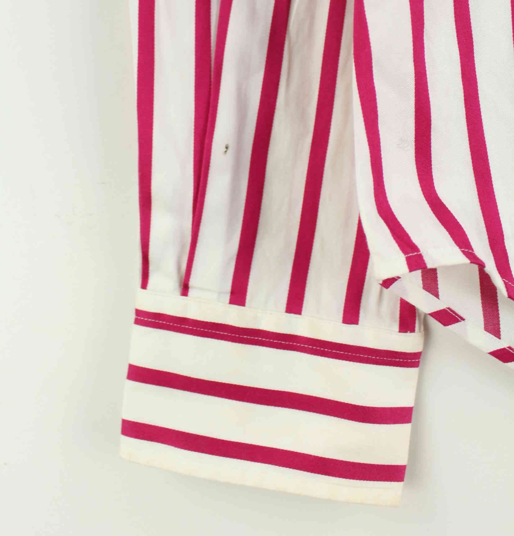Ralph Lauren Damen Sport Striped Hemd Pink L (detail image 4)