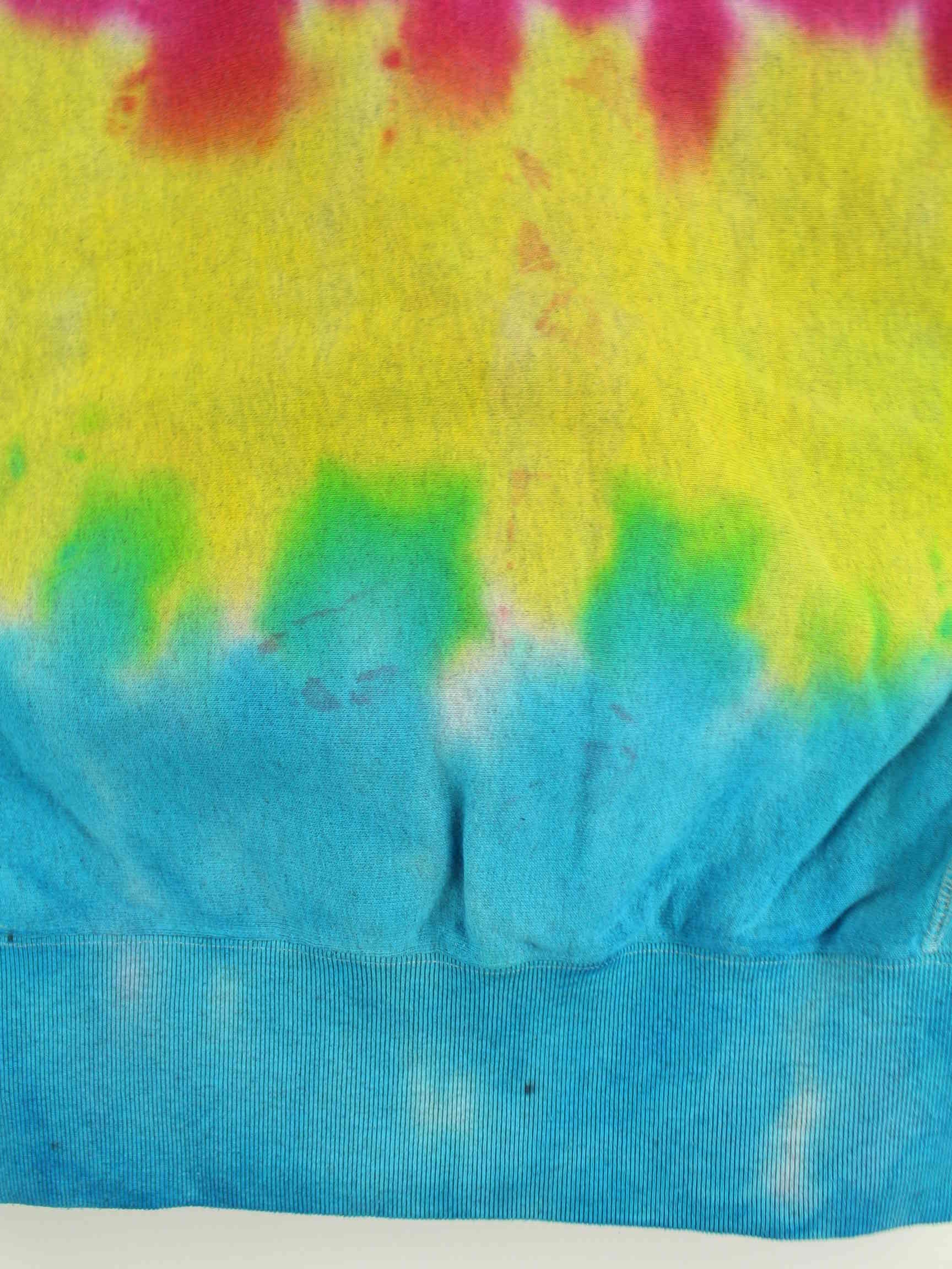 Champion y2k Reverse Weave Tie Dye Hoodie Mehrfarbig L (detail image 3)