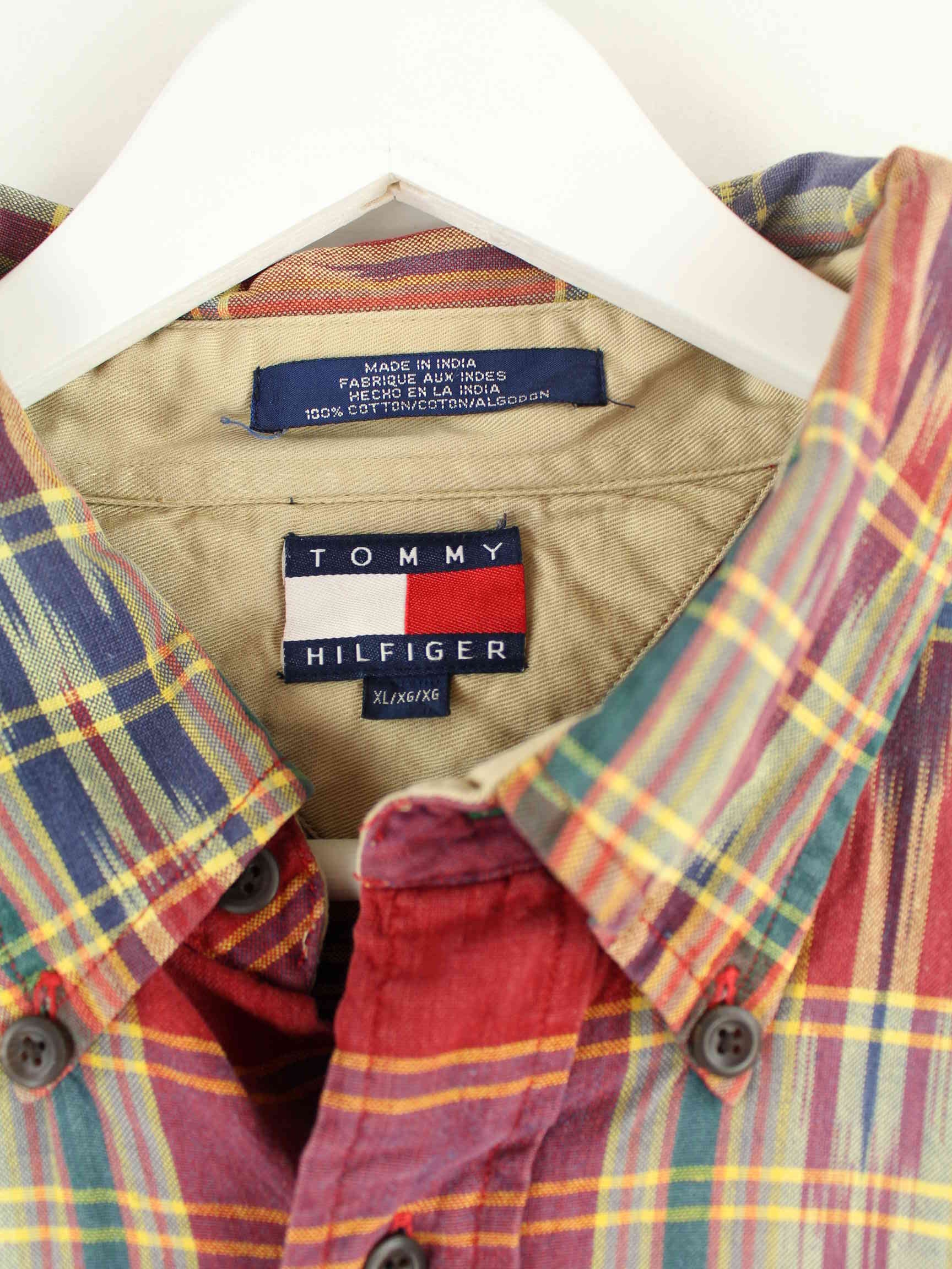 Tommy Hilfiger 90s Vintage Patterned Hemd Mehrfarbig XL (detail image 2)