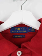 Ralph Lauren Custom Fit Langarm Polo Rot M (detail image 2)