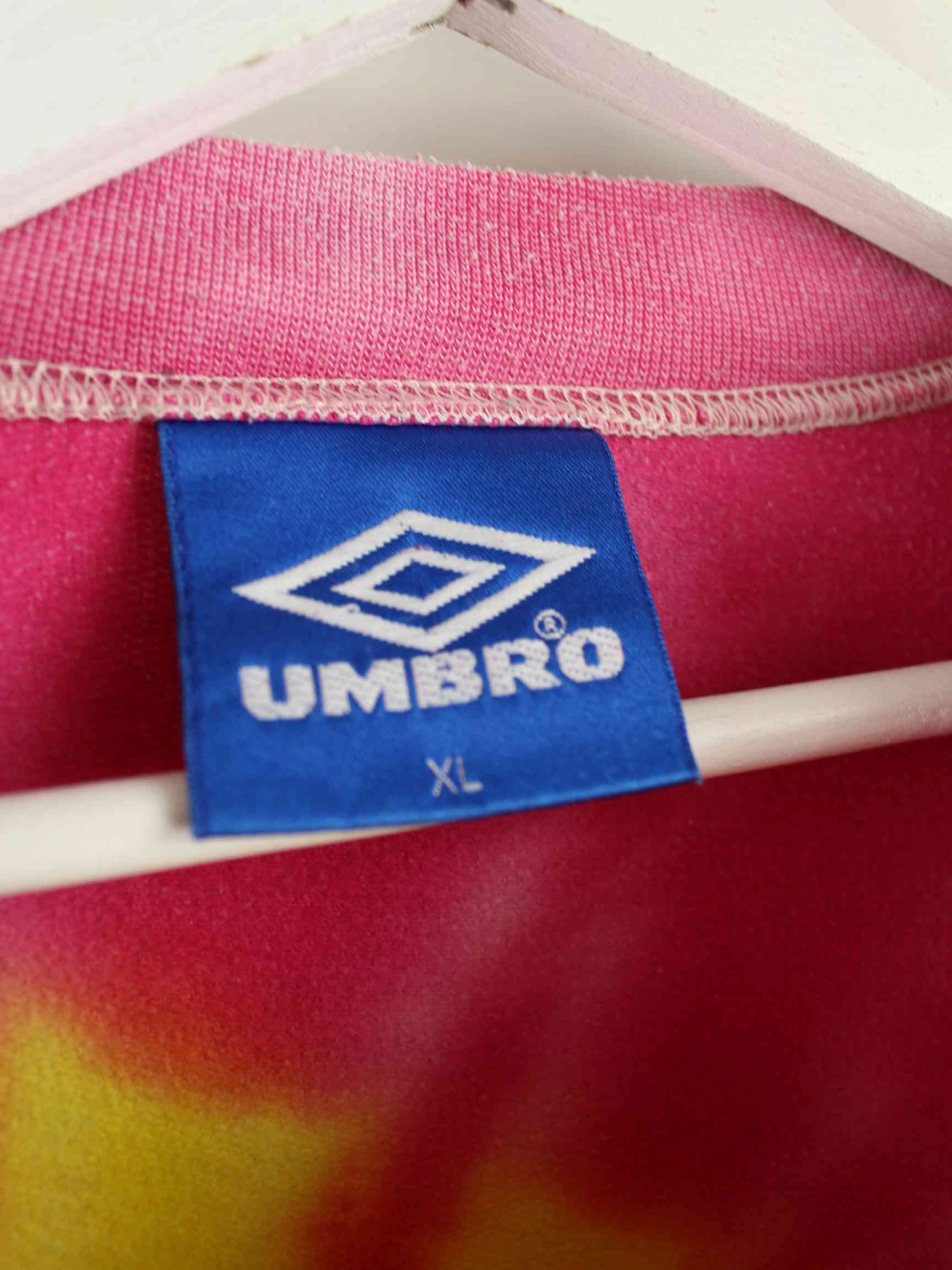 Umbro 90s Vintage Embroidered Tie Dye Sweater Mehrfarbig XL (detail image 4)