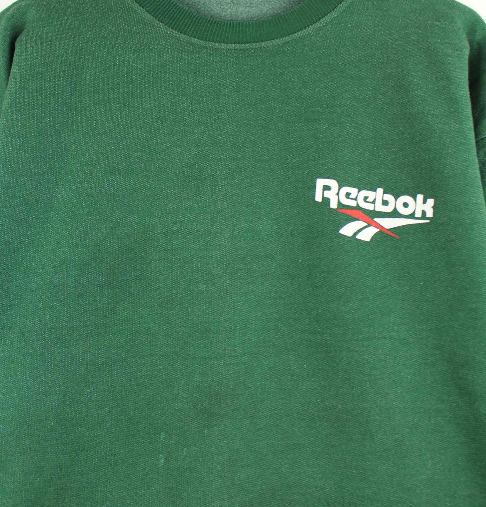 Reebok 80s Vintage Print Sweater Grün M (detail image 1)
