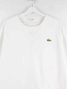 Lacoste 90s Vintage Basic Sweater Weiß L (detail image 1)