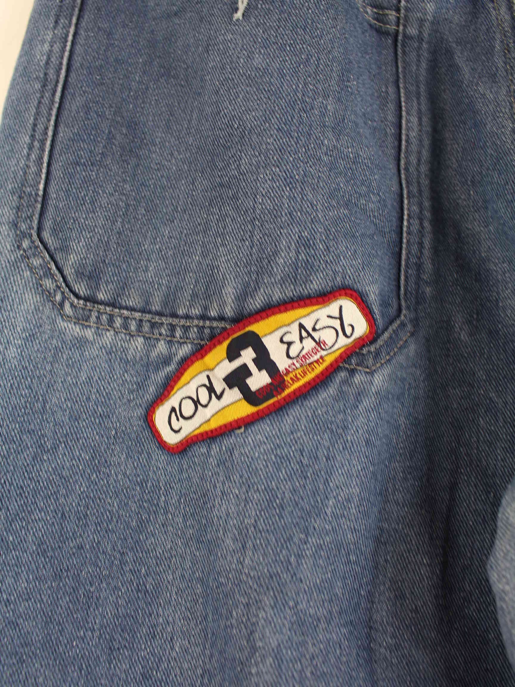 Vintage y2k Embroidered Carpenter Jeans Blau  (detail image 3)