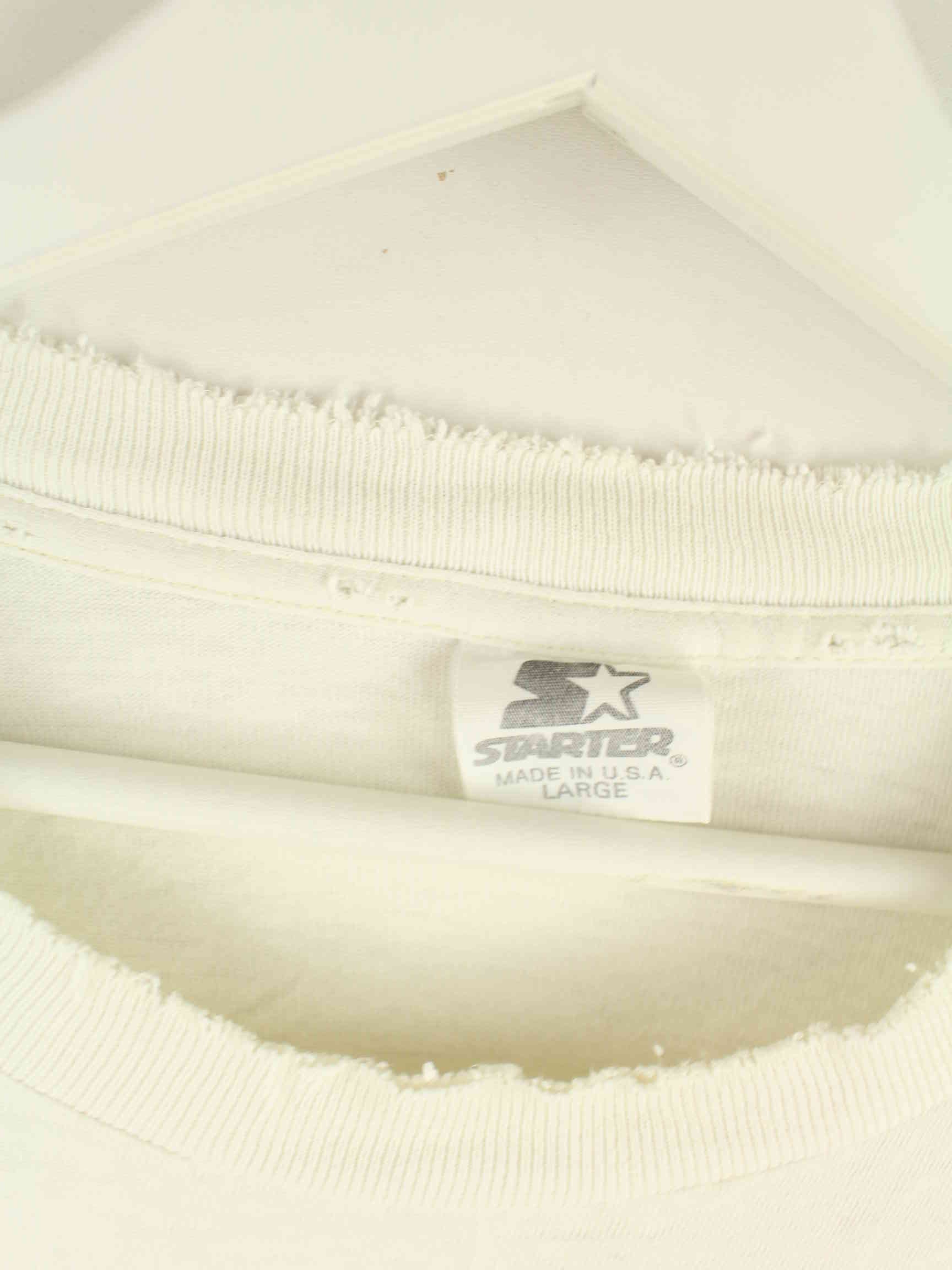 Starter 1992 Vintage NY Yankees Single stitch T-Shirt Weiß L (detail image 2)