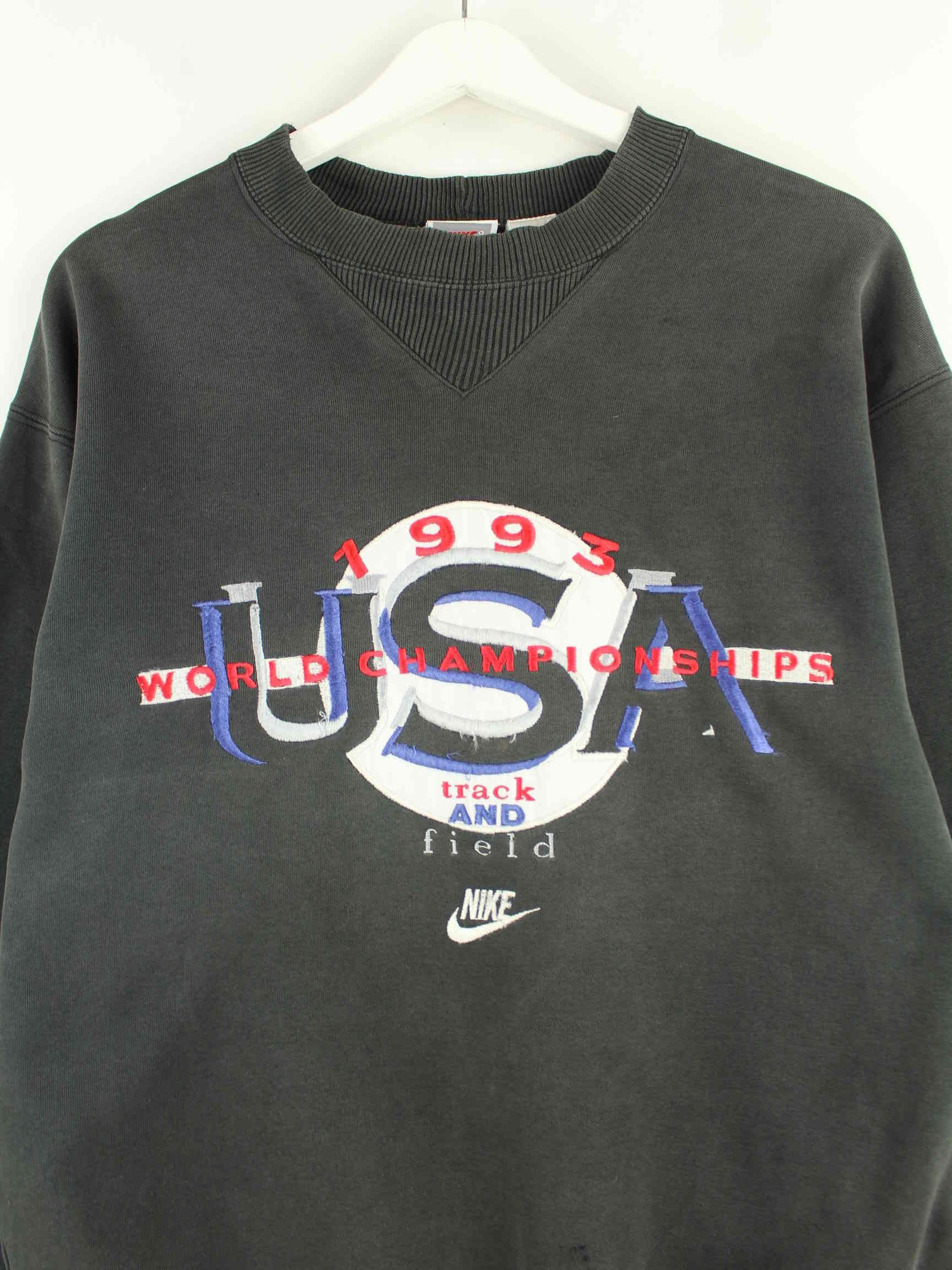 Nike 1993 Vintage Silver Tag Sweater Grau S (detail image 1)