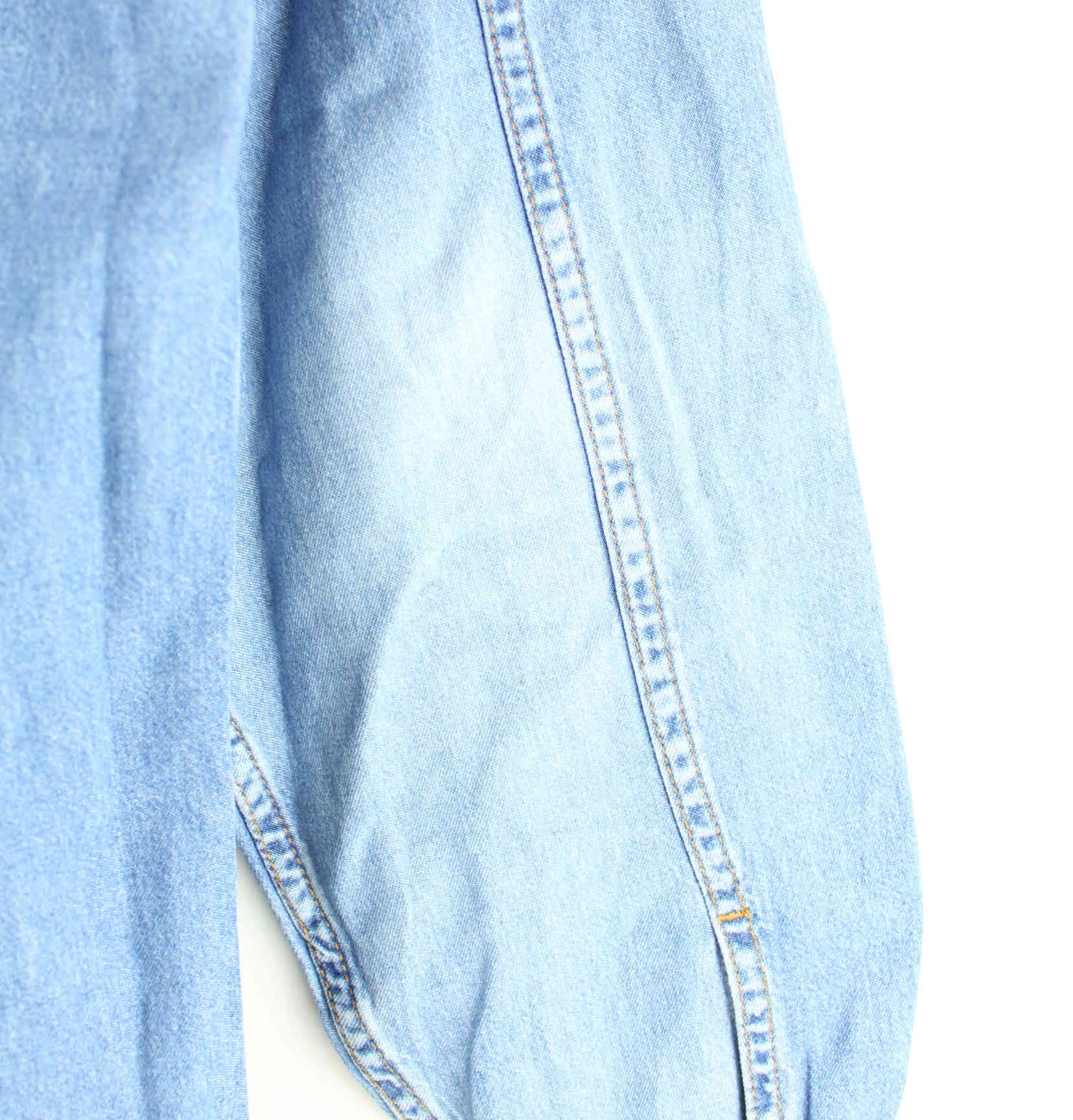 Marlboro 90s Vintage Jeans Hemd Blau XL (detail image 4)