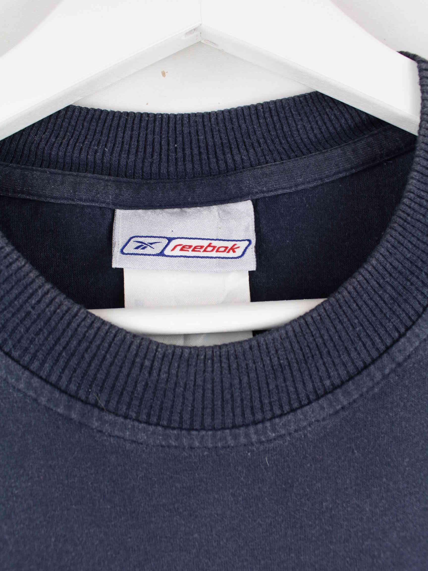 Reebok 00s Embroidered T-Shirt Blau M (detail image 2)