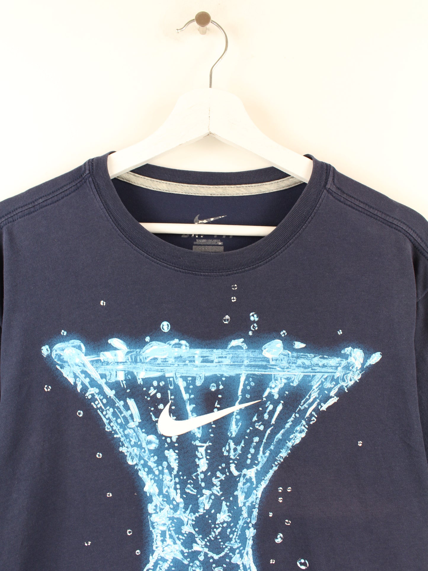 Nike Print T-Shirt Blue M
