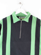 Vintage 90s Polo Striped Half Zip Sweater Grün XL (detail image 1)