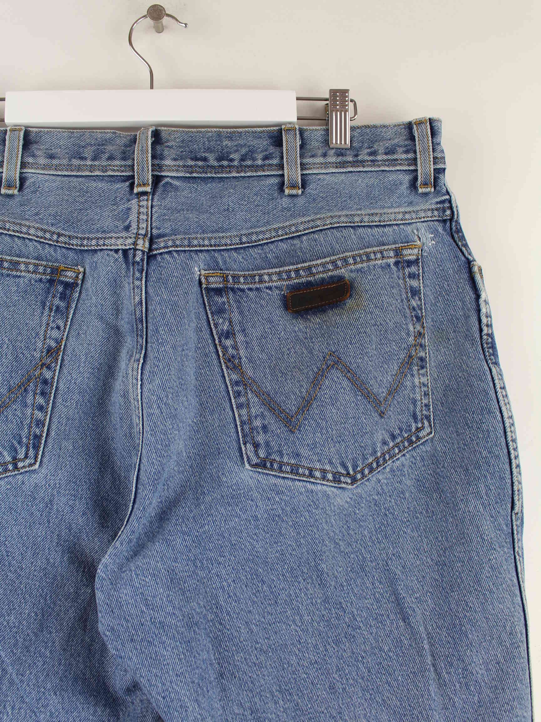 Wrangler Regular Fit Jeans Blau W38 L30 (detail image 2)