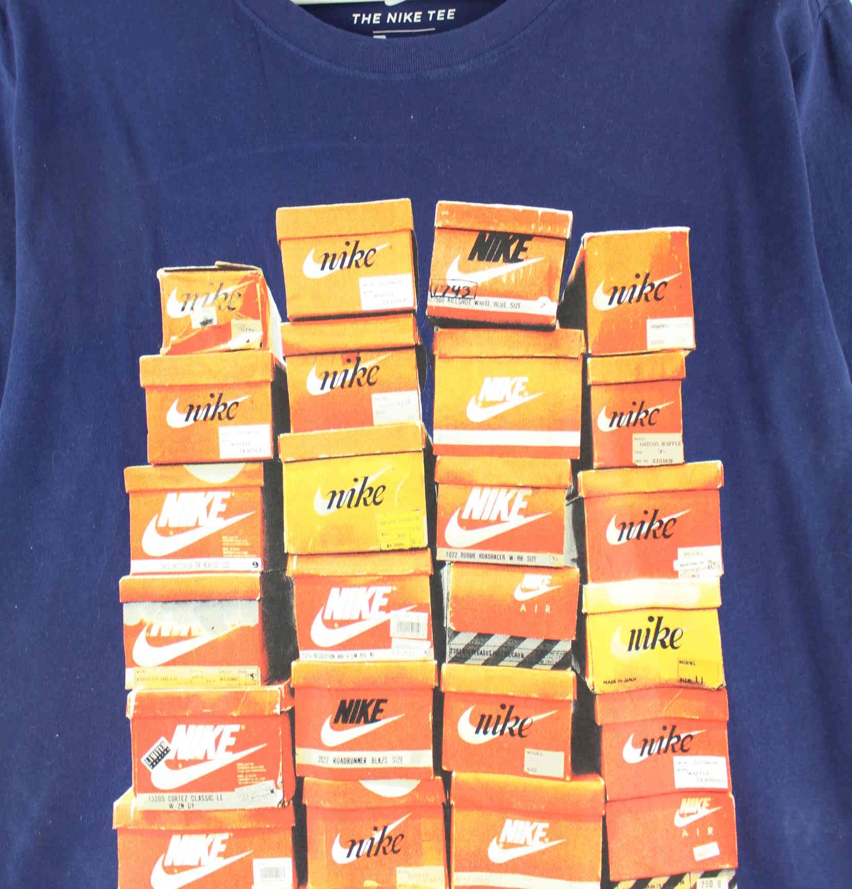 Nike Shoe Box Print T-Shirt Blau M (detail image 1)